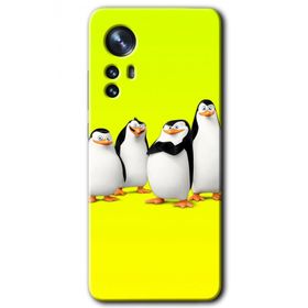 Xiaomi Mi 12 Pro Penguenler Baskılı Uyumlu Silikon Kılıf