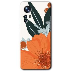 Xiaomi Mi 12 Pro Portakal Çiçeği Baskılı Uyumlu Silikon Kılıf