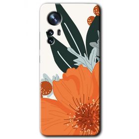 Xiaomi Mi 12 Pro Portakal Çiçeği Baskılı Uyumlu Silikon Kılıf