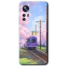 Xiaomi Mi 12 Pro Rails Paint Baskılı Uyumlu Silikon Kılıf