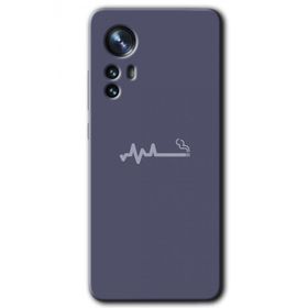 Xiaomi Mi 12 Pro Sigara Zararlıdır Baskılı Uyumlu Silikon Kılıf