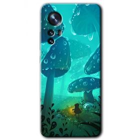 Xiaomi Mi 12 Pro Silhoutte Dropss Baskılı Uyumlu Silikon Kılıf