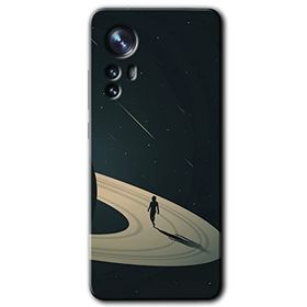 Xiaomi Mi 12 Pro Space Planet Baskılı Uyumlu Silikon Kılıf