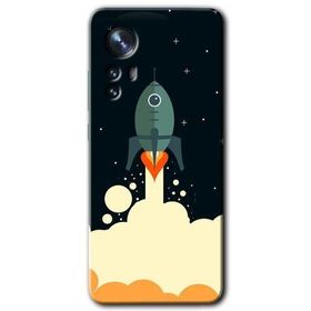 Xiaomi Mi 12 Pro Space Smoke Baskılı Uyumlu Silikon Kılıf