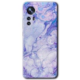 Xiaomi Mi 12 Pro Spots Lilac Baskılı Uyumlu Silikon Kılıf