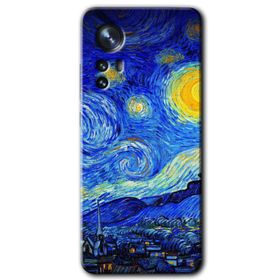 Xiaomi Mi 12 Pro Starry Night Baskılı Uyumlu Silikon Kılıf