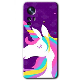 Xiaomi Mi 12 Pro Unicorn Sleep Baskılı Uyumlu Silikon Kılıf