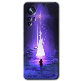 Xiaomi Mi 12 Pro Wanderer Silhouette Baskılı Uyumlu Silikon Kılıf