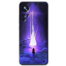 Xiaomi Mi 12 Pro Wanderer Silhouette Baskılı Uyumlu Silikon Kılıf