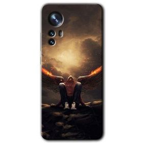 Xiaomi Mi 12 Pro Wings of Power Baskılı Uyumlu Silikon Kılıf