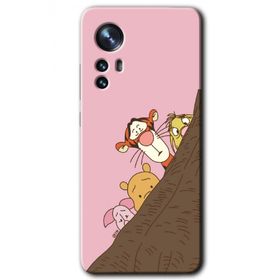 Xiaomi Mi 12 Pro Winnie the Pooh Baskılı Uyumlu Silikon Kılıf