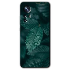 Xiaomi Mi 12 Pro Yağmurlu Yaprak Baskılı Uyumlu Silikon Kılıf