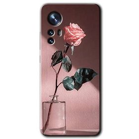 Xiaomi Mi 12 Retro Gül Baskılı Uyumlu Silikon Kılıf