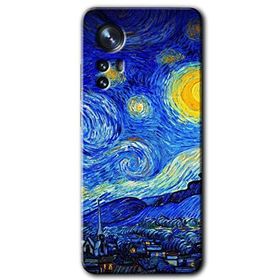 Xiaomi Mi 12 Starry Night Baskılı Uyumlu Silikon Kılıf