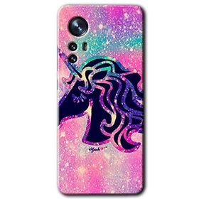 Xiaomi Mi 12 Unicorn Kristal Baskılı Uyumlu Silikon Kılıf