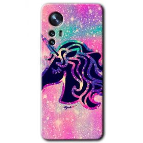 Xiaomi Mi 12 Unicorn Kristal Baskılı Uyumlu Silikon Kılıf