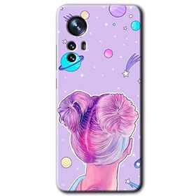 Xiaomi Mi 12 Uzaylı Kız Baskılı Uyumlu Silikon Kılıf