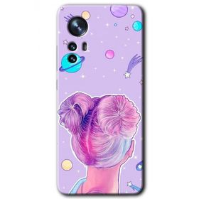 Xiaomi Mi 12 Uzaylı Kız Baskılı Uyumlu Silikon Kılıf