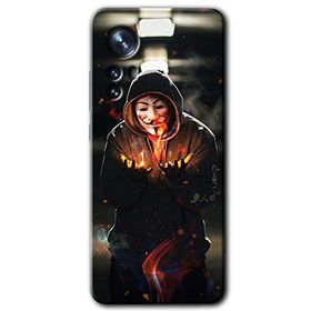 Xiaomi Mi 12 V for Fire Baskılı Uyumlu Silikon Kılıf