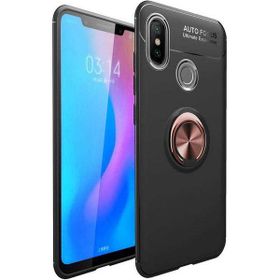 Xiaomi Mi 6x Ravel Yüzüklü Standlı Silikon Kapak Cep Telefonu Kılıfı