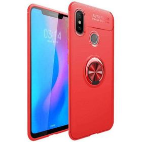 Xiaomi Mi 6x Ravel Yüzüklü Standlı Silikon Kapak Cep Telefonu Kılıfı