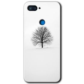 Xiaomi Mi 8 Lite Alone Tree Baskılı Uyumlu Silikon Kılıf