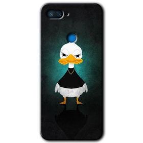 Xiaomi Mi 8 Lite Angry Duck Baskılı Uyumlu Silikon Kılıf