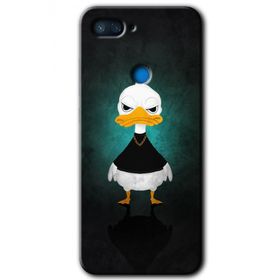 Xiaomi Mi 8 Lite Angry Duck Baskılı Uyumlu Silikon Kılıf