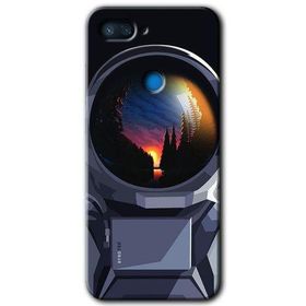 Xiaomi Mi 8 Lite Astronot Baskılı Uyumlu Silikon Kılıf