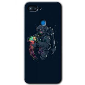 Xiaomi Mi 8 Lite Astronot Kıyafeti Baskılı Uyumlu Silikon Kılıf
