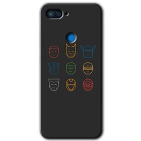 Xiaomi Mi 8 Lite Avengers Minimalism Baskılı Uyumlu Silikon Kılıf