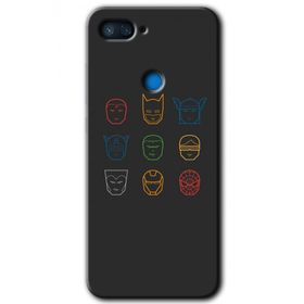 Xiaomi Mi 8 Lite Avengers Minimalism Baskılı Uyumlu Silikon Kılıf