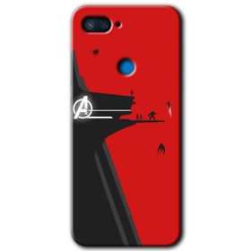 Xiaomi Mi 8 Lite Avengers Tower Baskılı Uyumlu Silikon Kılıf