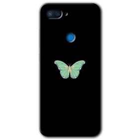 Xiaomi Mi 8 Lite Butterfly Tree Baskılı Uyumlu Silikon Kılıf
