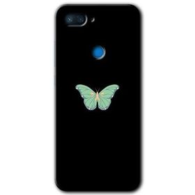 Xiaomi Mi 8 Lite Butterfly Tree Baskılı Uyumlu Silikon Kılıf