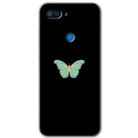 Xiaomi Mi 8 Lite Butterfly Tree Baskılı Uyumlu Silikon Kılıf