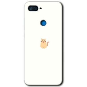 Xiaomi Mi 8 Lite Cat Minimalism Baskılı Uyumlu Silikon Kılıf