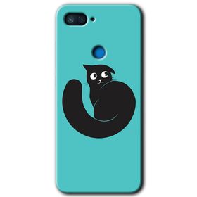 Xiaomi Mi 8 Lite Cat Vector Baskılı Uyumlu Silikon Kılıf
