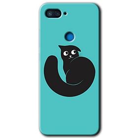 Xiaomi Mi 8 Lite Cat Vector Baskılı Uyumlu Silikon Kılıf