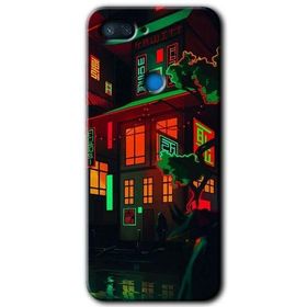 Xiaomi Mi 8 Lite China Street Baskılı Uyumlu Silikon Kılıf