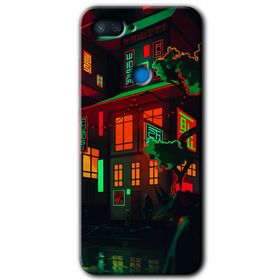 Xiaomi Mi 8 Lite China Street Baskılı Uyumlu Silikon Kılıf
