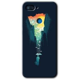 Xiaomi Mi 8 Lite City Bird Sky Baskılı Uyumlu Silikon Kılıf