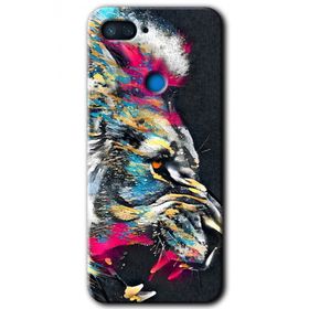 Xiaomi Mi 8 Lite Colorfull Aslan Baskılı Uyumlu Silikon Kılıf