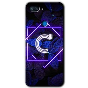 Xiaomi Mi 8 Lite Dark Neon Yaprak Ç Harfi Baskılı Uyumlu Silikon Kılıf