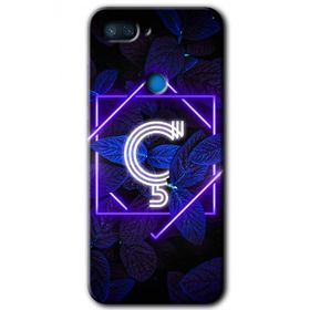 Xiaomi Mi 8 Lite Dark Neon Yaprak Ç Harfi Baskılı Uyumlu Silikon Kılıf