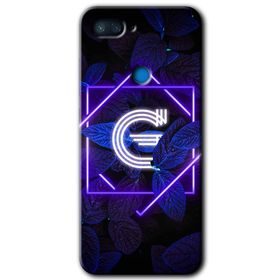 Xiaomi Mi 8 Lite Dark Neon Yaprak G Harfi Baskılı Uyumlu Silikon Kılıf