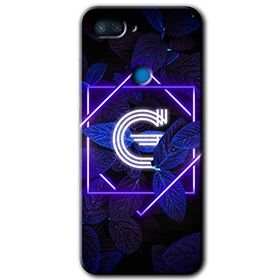 Xiaomi Mi 8 Lite Dark Neon Yaprak G Harfi Baskılı Uyumlu Silikon Kılıf