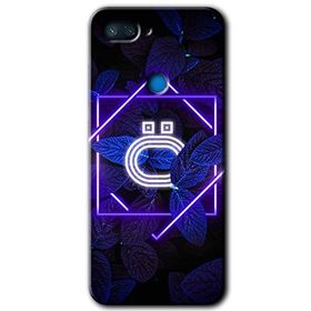 Xiaomi Mi 8 Lite Dark Neon Yaprak Ö Harfi Baskılı Uyumlu Silikon Kılıf