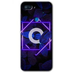 Xiaomi Mi 8 Lite Dark Neon Yaprak Ö Harfi Baskılı Uyumlu Silikon Kılıf
