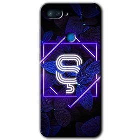 Xiaomi Mi 8 Lite Dark Neon Yaprak Ş Harfi Baskılı Uyumlu Silikon Kılıf